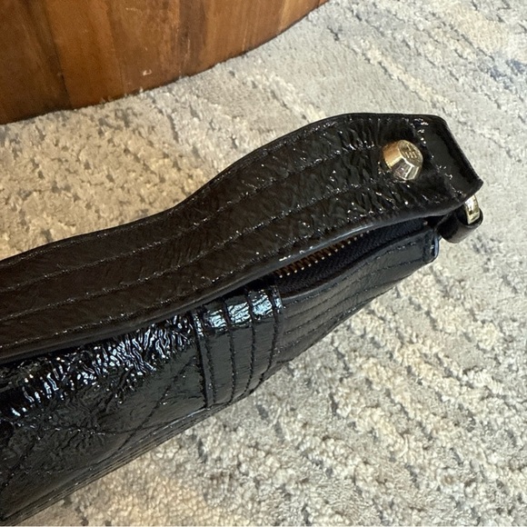 Elliott lucca small leather handbag Shoulder Bag Black Patent P - Picture 9 of 15